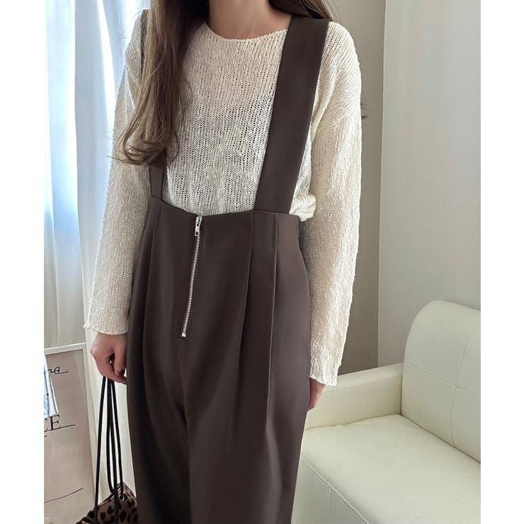 フロントジップサロペット | LAUIR | 詳細画像12 