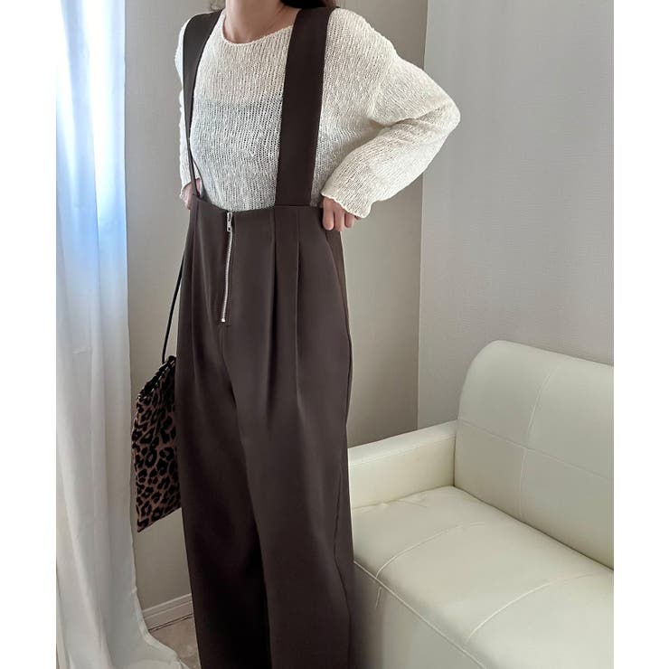 フロントジップサロペット | LAUIR | 詳細画像13 