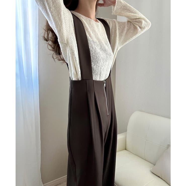 フロントジップサロペット | LAUIR | 詳細画像14 