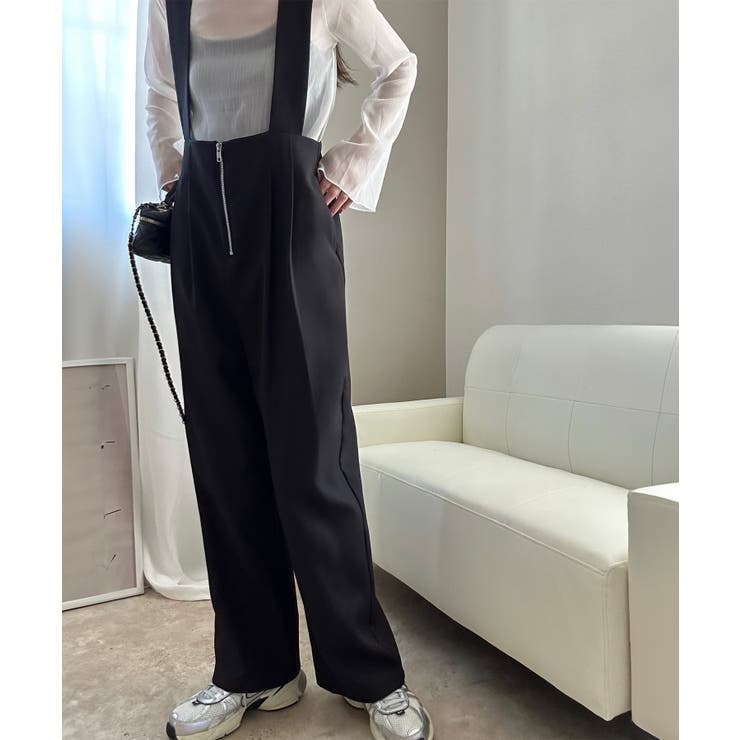 フロントジップサロペット | LAUIR | 詳細画像2 