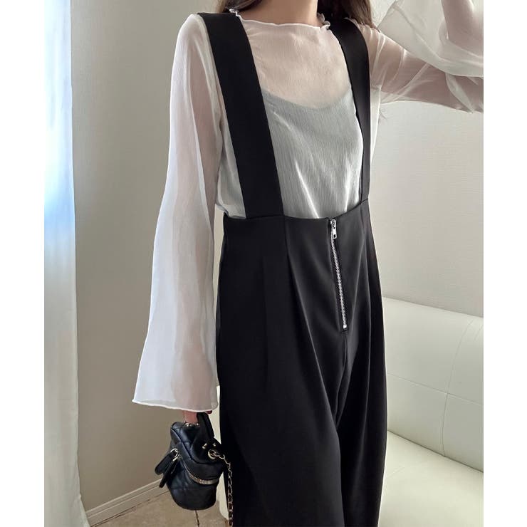 フロントジップサロペット | LAUIR | 詳細画像3 