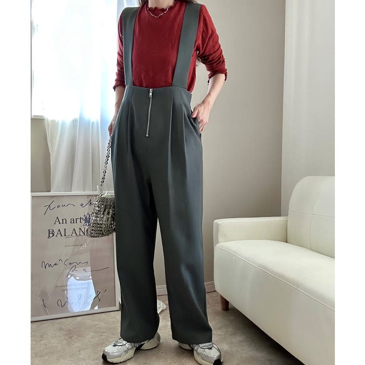 フロントジップサロペット | LAUIR | 詳細画像7 