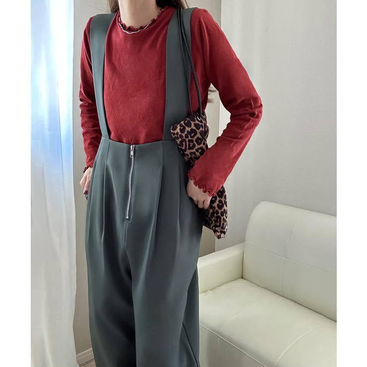 フロントジップサロペット | LAUIR | 詳細画像8 