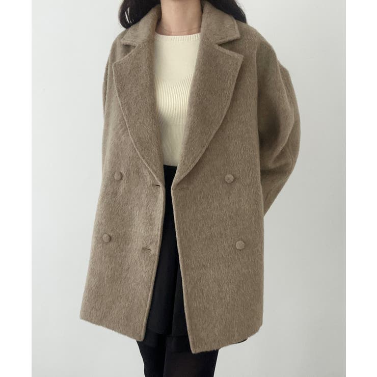 シャギーテーラードミドルコート | LAUIR | 詳細画像5