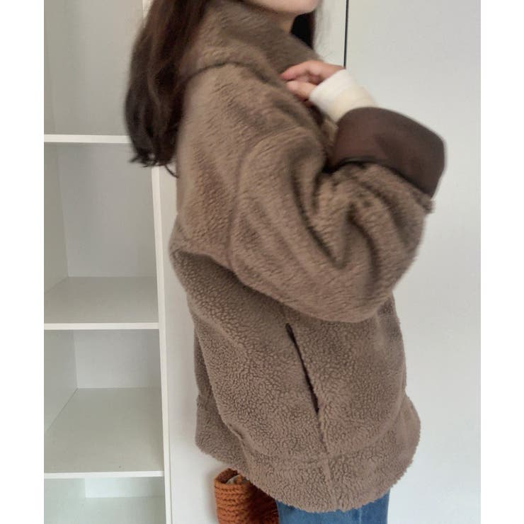 リバーシブルボアムートンコート | LAUIR | 詳細画像4 