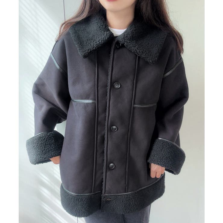 リバーシブルボアムートンコート | LAUIR | 詳細画像8 