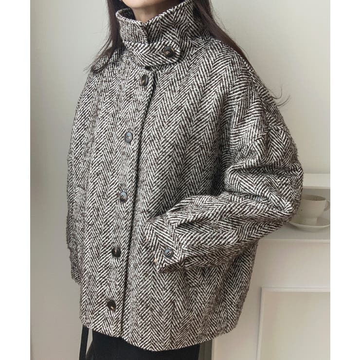 ミックスヘリンボーンジャケット[品番：AMTW0011809]｜LAUIR（ラウアー