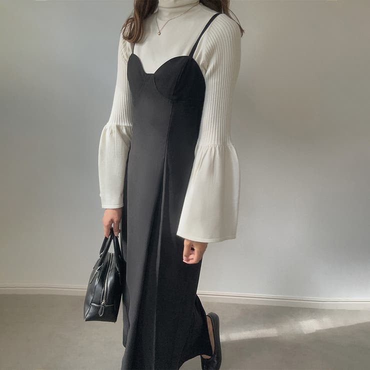 （新品未使用)sorm86 LaulaDressブラックキャミワンピース ML 予約]ブロードバルーンキャミワンピース/ブラック – Lumier