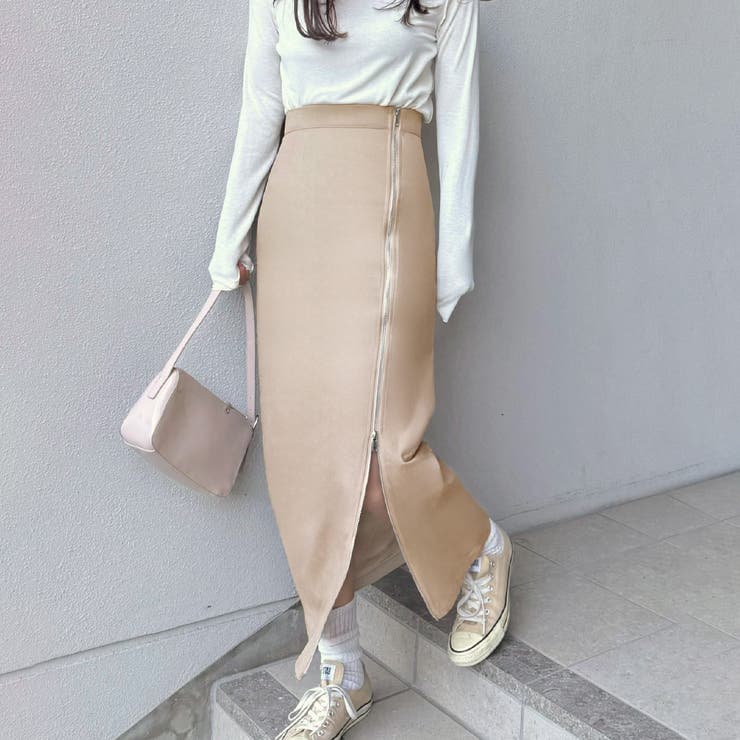 ストレートジップスカート[品番：AMTW0010188]｜LAUIR（ラウアー）の