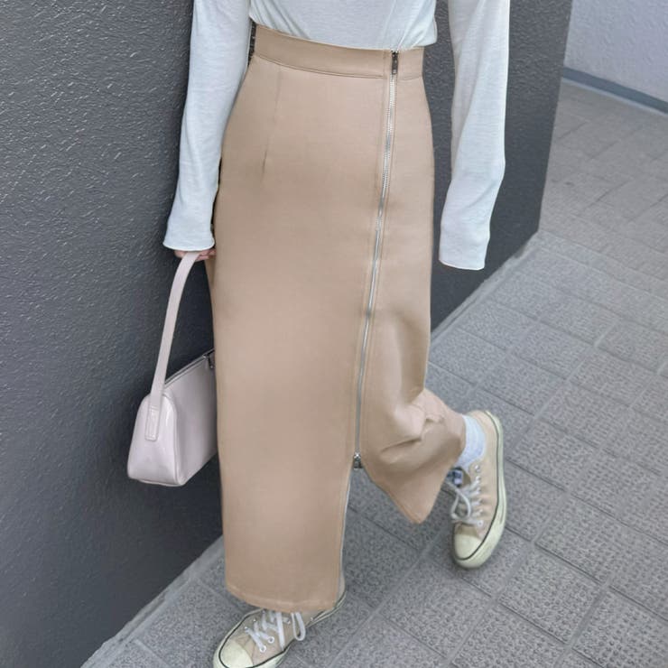 ストレートジップスカート[品番：AMTW0010188]｜LAUIR（ラウアー）の