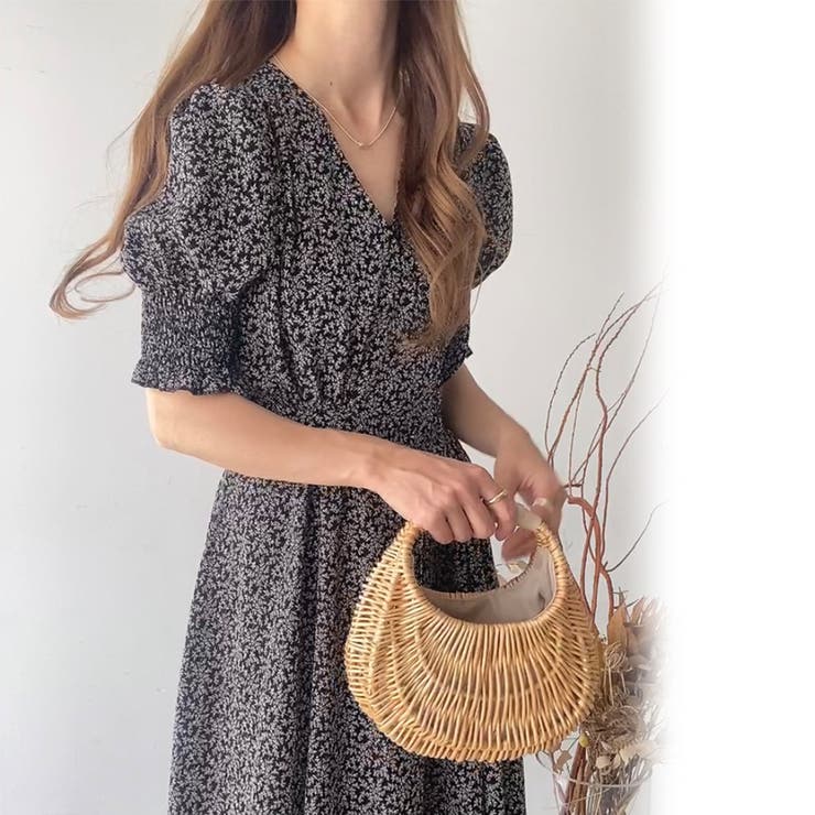 FILLOU カシュクールフレアワンピース[品番：AMTW0009101]｜JUNOAH  