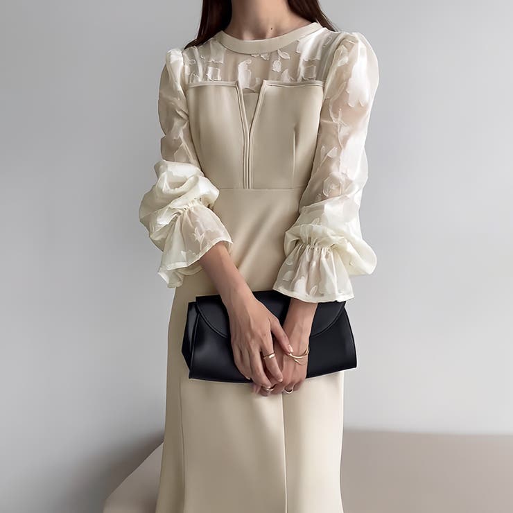 FILLOU レースドッキングマーメイドワンピース[品番