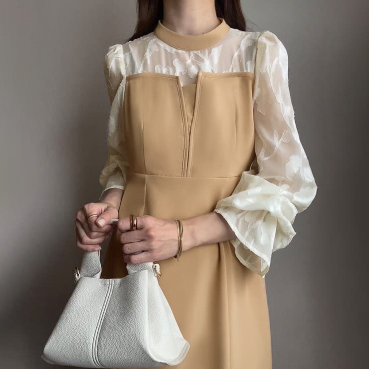 FILLOU レースドッキングマーメイドワンピース[品番