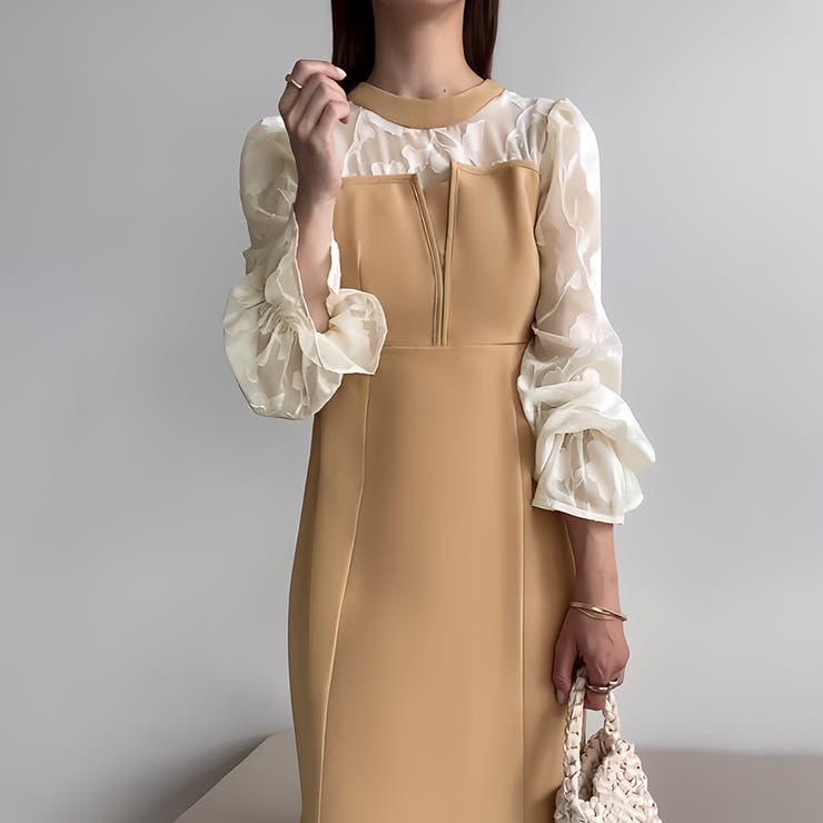 FILLOU レースドッキングマーメイドワンピース[品番