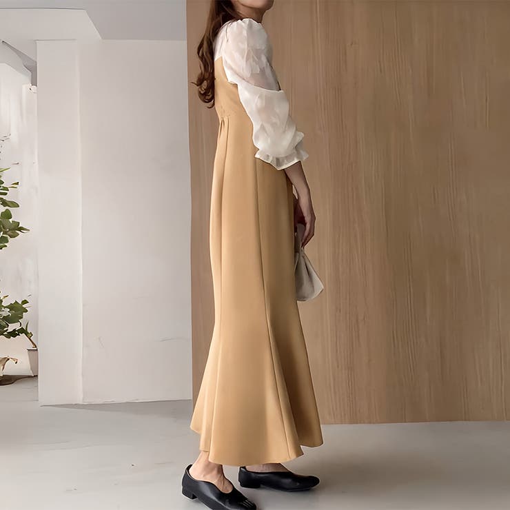 FILLOU レースドッキングマーメイドワンピース[品番