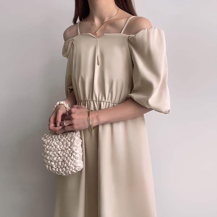 FILLOU 2wayオフショルワンピース[品番：AMTW0010487]｜JUNOAH