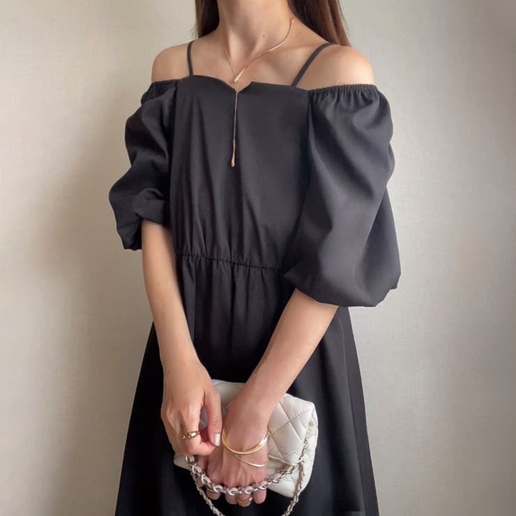 FILLOU 2wayオフショルワンピース[品番：AMTW0010487]｜JUNOAH