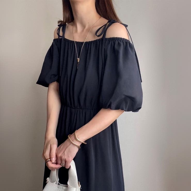 FILLOU オフショルオールインワン[品番：AMTW0010972]｜JUNOAH