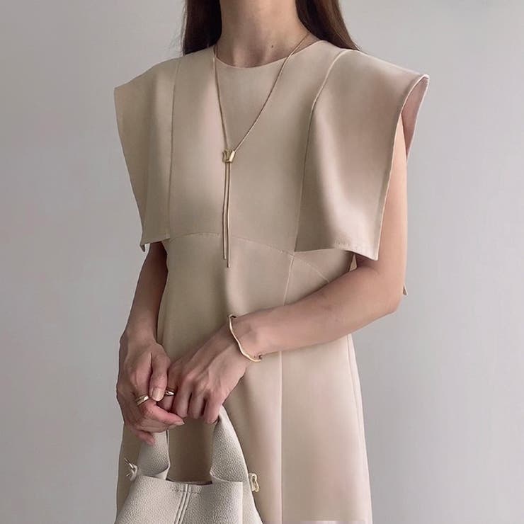 FILLOU スクエアスリーブタイトワンピース【ペチスカートセット】 | JUNOAH | 詳細画像10 