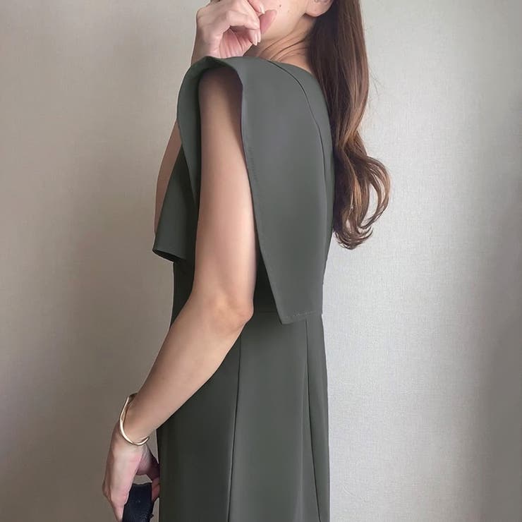 FILLOU スクエアスリーブタイトワンピース【ペチスカートセット】 | JUNOAH | 詳細画像6 