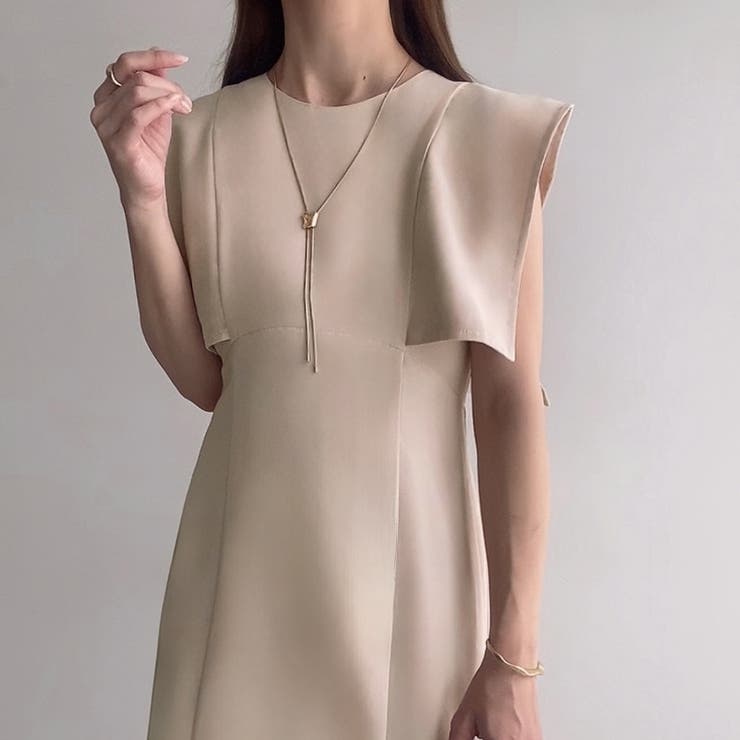 FILLOU スクエアスリーブタイトワンピース【ペチスカートセット】 | JUNOAH | 詳細画像9 