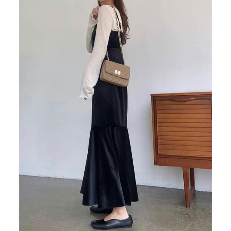 FILLOU フロントデザインぺロアキャミワンピース | JUNOAH | 詳細画像2 