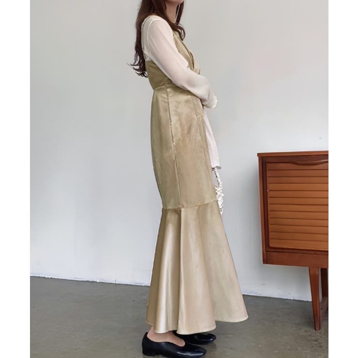 FILLOU フロントデザインぺロアキャミワンピース | JUNOAH | 詳細画像5 