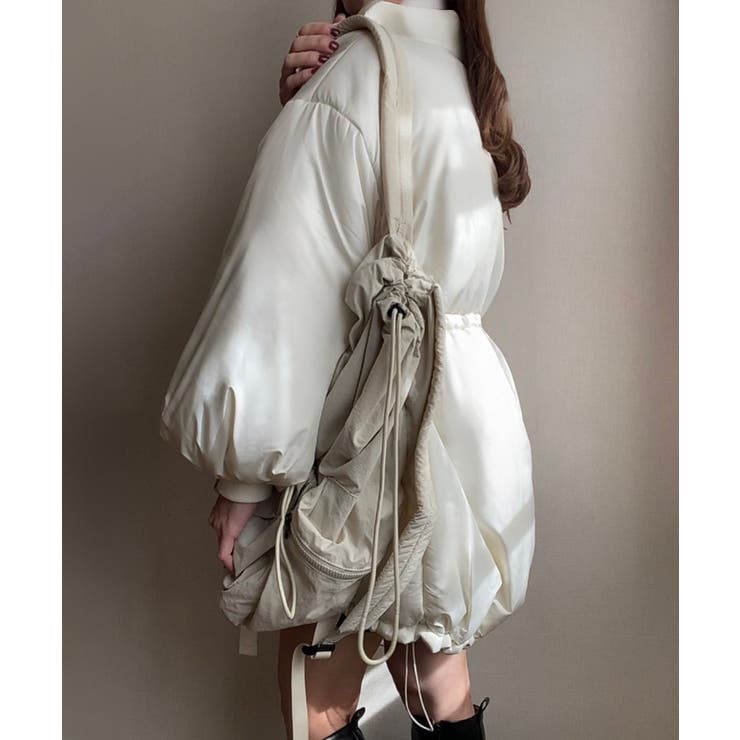 FILLOU 中綿スタンドネックドロストコート[品番：AMTW0011877