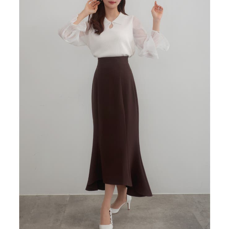 CENEA シアーキャンディースリーブニット | JUNOAH | 詳細画像4 