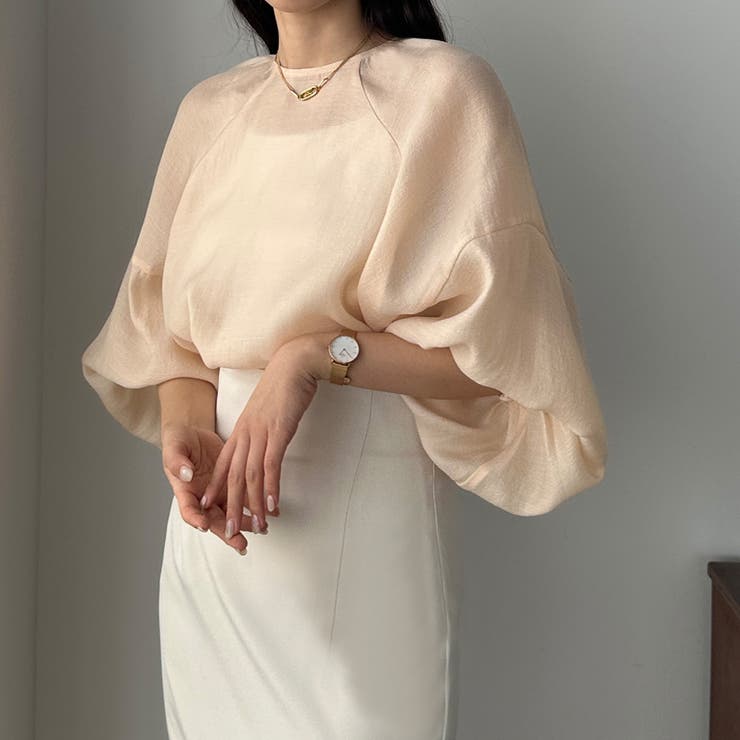 Louere ラグランボリュームスリーブシアートップス | Louere | 詳細画像17 