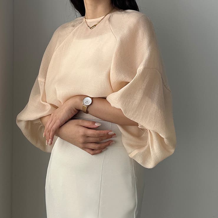 Louere ラグランボリュームスリーブシアートップス | Louere | 詳細画像19 