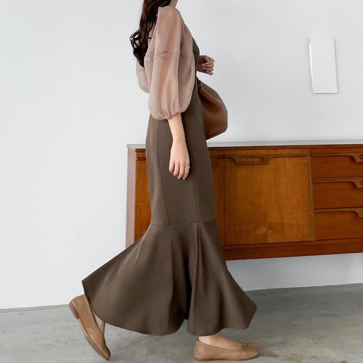 Louere アシメストラップマーメイドキャミワンピース | Louere | 詳細画像29 