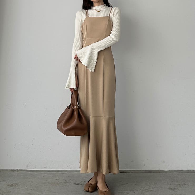 Louere アシメストラップマーメイドキャミワンピース | Louere | 詳細画像30 