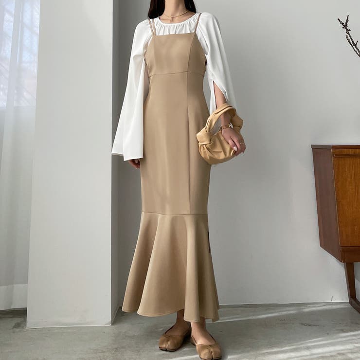 Louere アシメストラップマーメイドキャミワンピース | Louere | 詳細画像32 