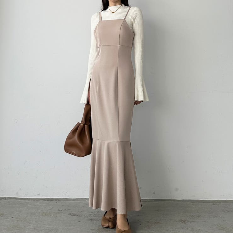 Aimeine エメイン スパゲティストラップマーメイドキャミワンピース　S NO.2｜Aimeine｜PETAL ONLINE（ペタルオンライン）