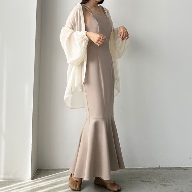 Louere アシメストラップマーメイドキャミワンピース | Louere | 詳細画像45 