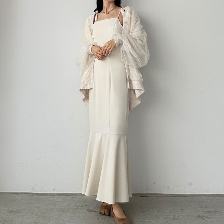 Louere アシメストラップマーメイドキャミワンピース | Louere | 詳細画像46 