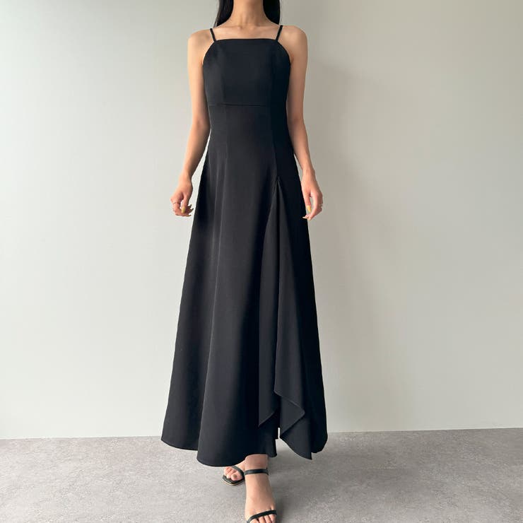 Louere フレアラッフルキャミワンピース[品番：AMTW0005233