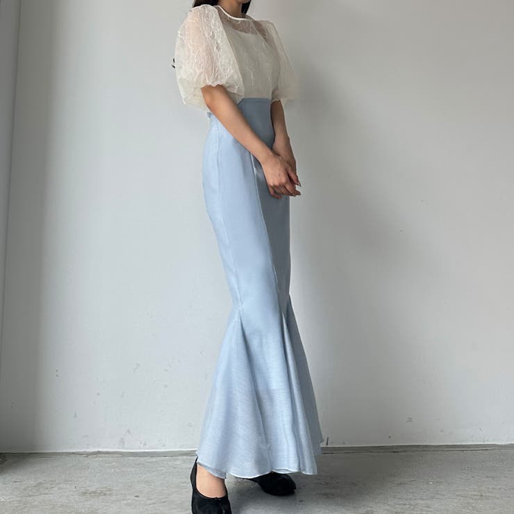 Louere シアーマーメイドスカート[品番：AMTW0005758]｜Louere