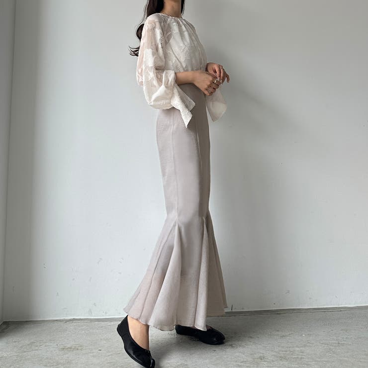 Louere シアーマーメイドスカート[品番：AMTW0005758]｜Louere