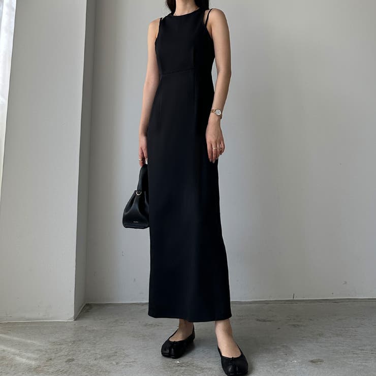 Louere アメスリバックスリットワンピース[品番：AMTW0009023]｜Louere