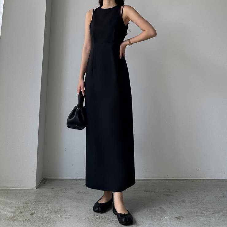 Louere アメスリバックスリットワンピース[品番：AMTW0009023]｜Louere