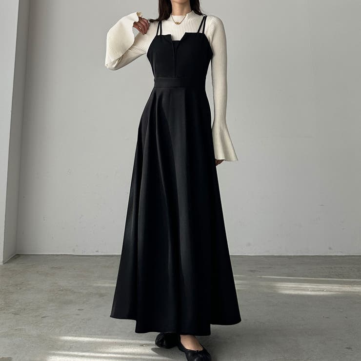 【選べる】デザインフレアキャミワンピース（フレア／Iライン／マーメイド） | Louere | 詳細画像11 