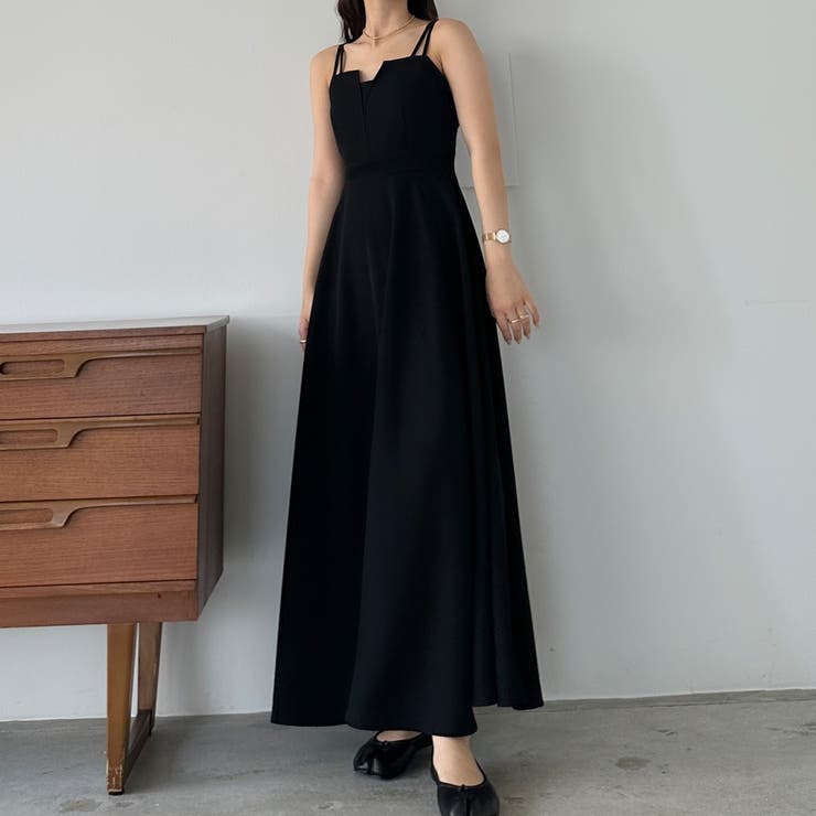 【選べる】デザインフレアキャミワンピース（フレア／Iライン／マーメイド） | Louere | 詳細画像15 