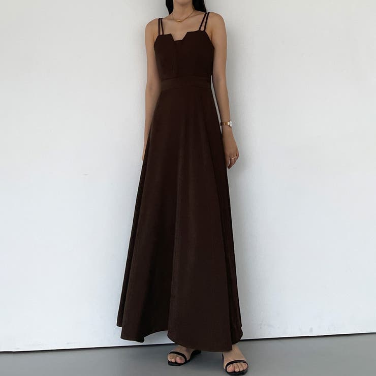 【選べる】デザインフレアキャミワンピース（フレア／Iライン／マーメイド） | Louere | 詳細画像26 