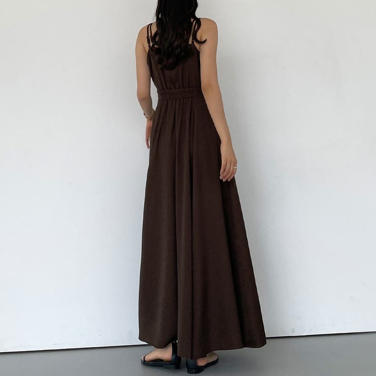 【選べる】デザインフレアキャミワンピース（フレア／Iライン／マーメイド） | Louere | 詳細画像27 