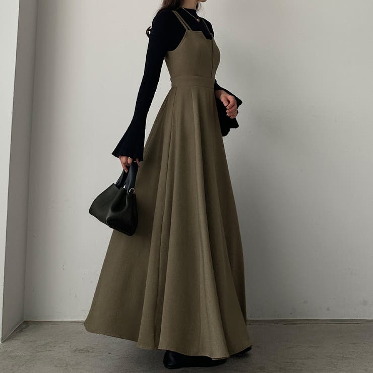 【選べる】デザインフレアキャミワンピース（フレア／Iライン／マーメイド） | Louere | 詳細画像31 