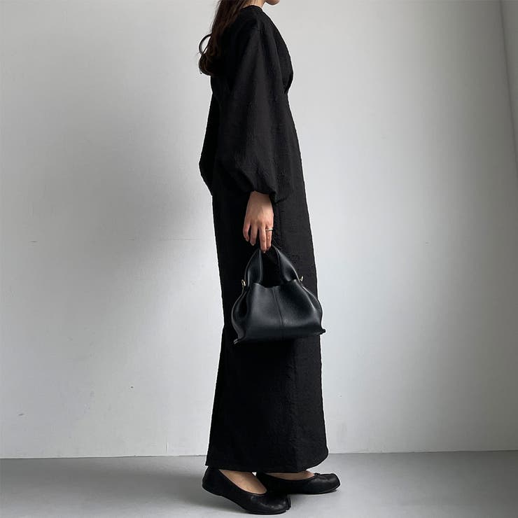 Louere ふくれジャガードIラインワンピース | Louere | 詳細画像5 