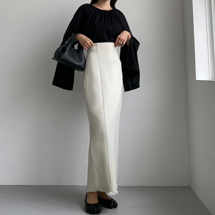 Louere ツイードハイウエストペンシルスカート | Louere | 詳細画像7 