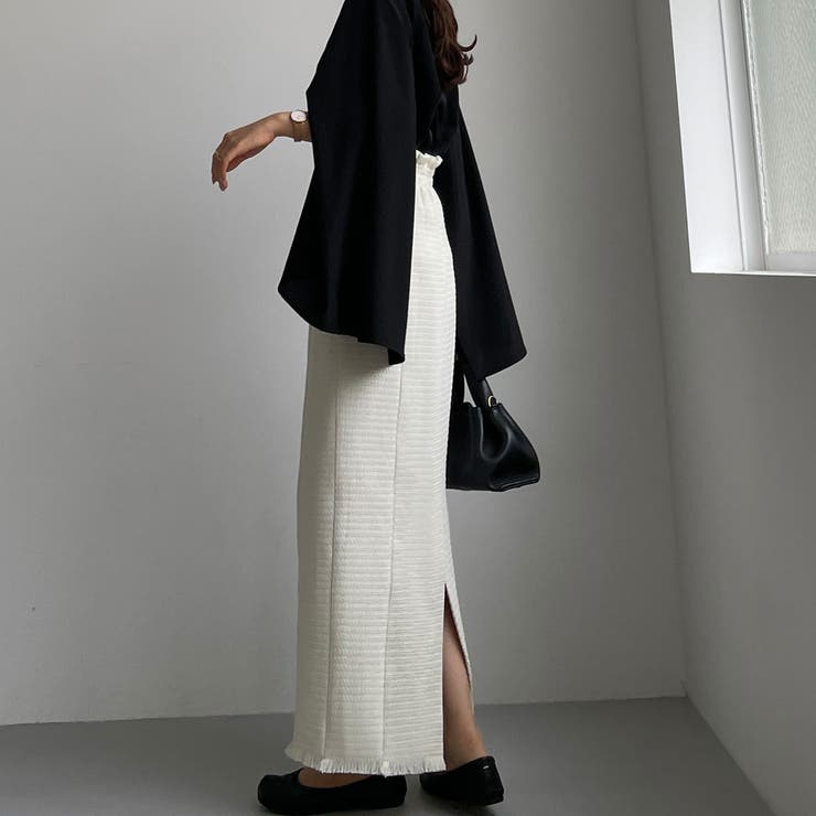 Louere ツイードハイウエストペンシルスカート | Louere | 詳細画像8 